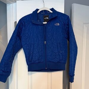 The North Face Kids Quilted Blue Puffer Jacket